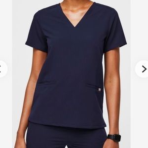 Figs Scrub Set Top + Bottom both Medium Navy